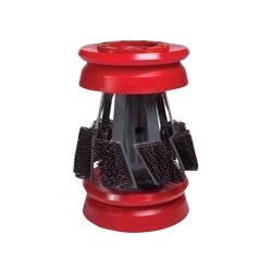 red pu mandrel pigs with circular brushes for heavy duty pipe cleaning in India